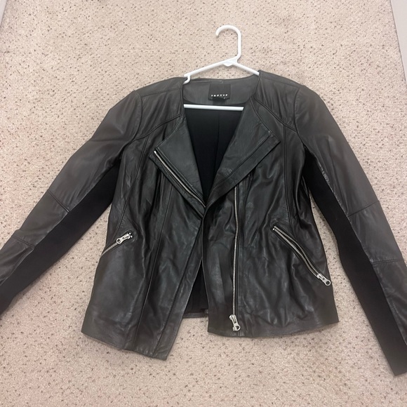 Trouve Jackets & Blazers - Trouve leather jacket
